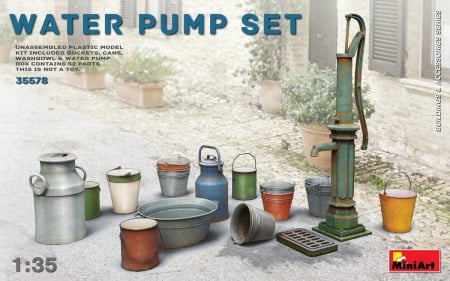 Vopsire, Weathering & Diorama - Miniart 35578 - Water Pump Set 1:35