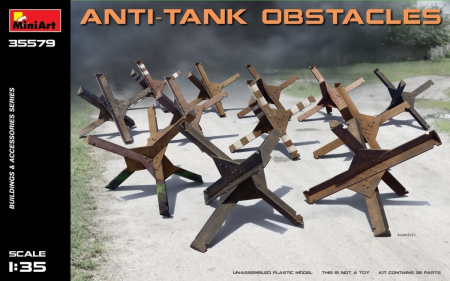 Vopsire, Weathering & Diorama - Miniart 35579 - Anti-tank Obstacles - 12 pieces 1:35