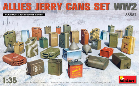 Vopsire, Weathering & Diorama - Miniart 35587 - 1:35 Allies Jerry Cans Set WW2