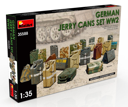 Vopsire, Weathering & Diorama - Miniart 35588 - 1:35 German Jerry Cans Set WW2