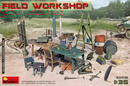 Vopsire, Weathering & Diorama - Miniart 35591 - 1:35 Field Workshop