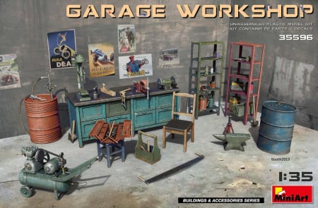 Décor - Miniart 35596 - 1:35 Garage Workshop