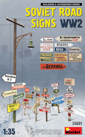 Décor - Miniart 35601 - 1:35 Soviet Road Signs WW2