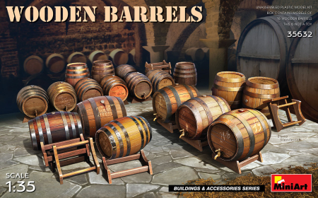 Accesorii diorama - MiniArt 35632 - 1:35 Wooden Barrels