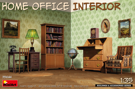 Décor - Miniart 35644 - 1:35 Home Office Interior