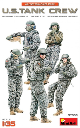 Figurine - Miniart 37005 - 1:35 U.S. Tank Crew - 5 figures