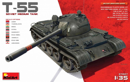 Kituri machete - Miniart 37027 - T-55 Soviet Medium Tank 1:35