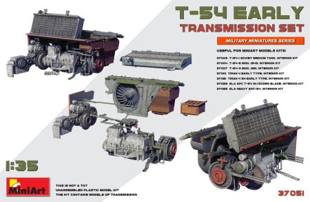 Accesorii diorama - Miniart 37051 - 1:35 T-54 Early Transmission Set