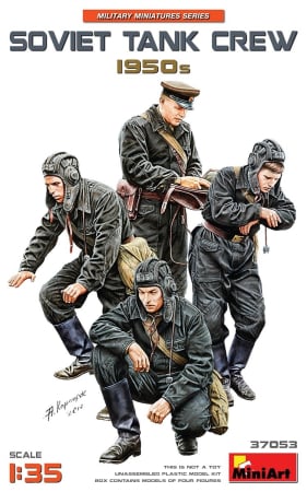 Figurine - Miniart 37053 - 1:35 Soviet Tank Crew 1950s