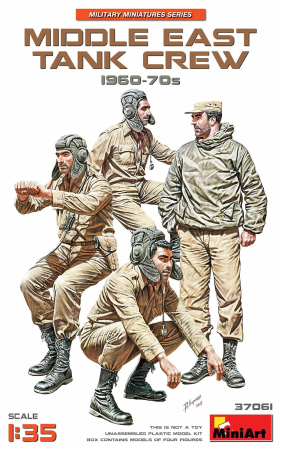 Figurine - Miniart 37061 - 1:35 Middle East Tank Crew 1960-70s