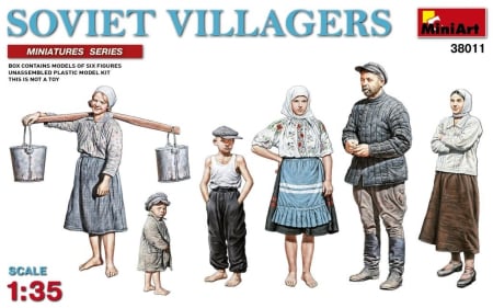 Kituri machete - Miniart 38011 - Soviet Villagers - 6 figures 1:35