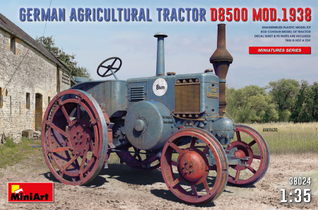 Camioane - Miniart 38024 - 1:35 German Agricultural Tractor D8500 Mod. 1938