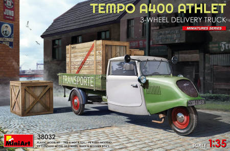 Auto - Miniart 38032 - 1:35 Tempo A400 Athlet 3-Wheel Delivery Truck