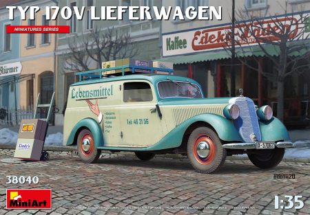 Vehicule civile - Miniart 38040 - 1:35 Lieferwagen Typ 170V Delivery Car