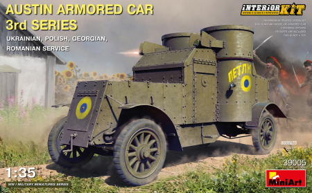 Kituri machete - Miniart 39005 - 1:35 Austin Armored Car 3rd Series Romanian Service Full Interior Kit