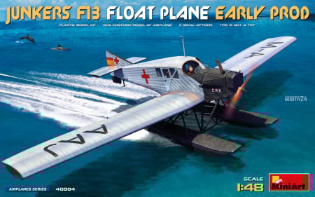 Aero militare - MiniArt 48004 - 1:48 German Float Plane Junkers F13. Early Prod