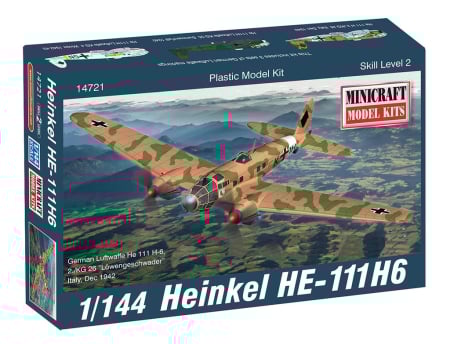 Avioane - Minicraft 14721 - 1:144 HE-111 with 3 marking options