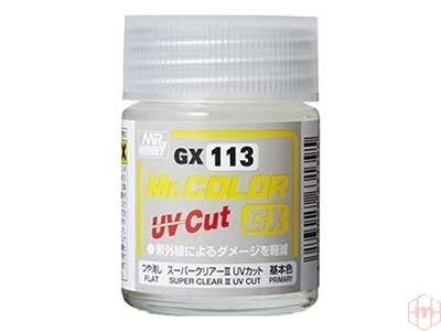 Mr. Hobby - Mr. Hobby - GX Super Clear III UV Cut Flat (18ml)