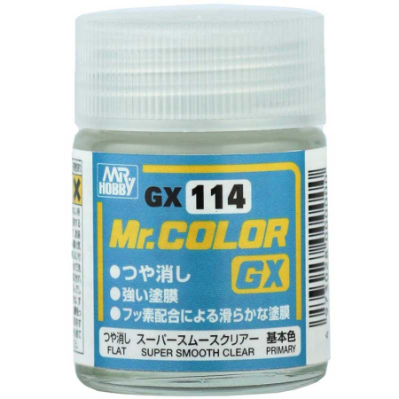 Mr. Hobby - Mr. Hobby - GX Super Smooth Clear Flat (18ml)