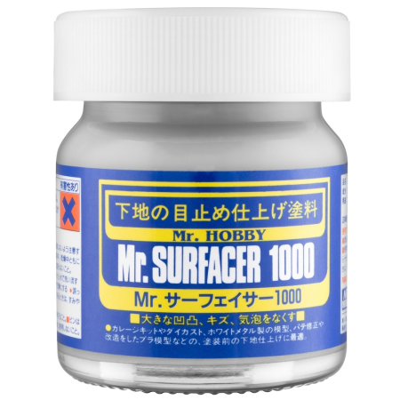 Vopsire, Weathering & Diorama - Mr. Hobby - SF-284  Mr. Surfacer 1000 - 40 ml