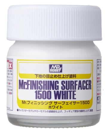 Vopsire, Weathering & Diorama - Mr. Hobby - SF-291 Mr. Finishing Surfacer 1500 White - 40ml