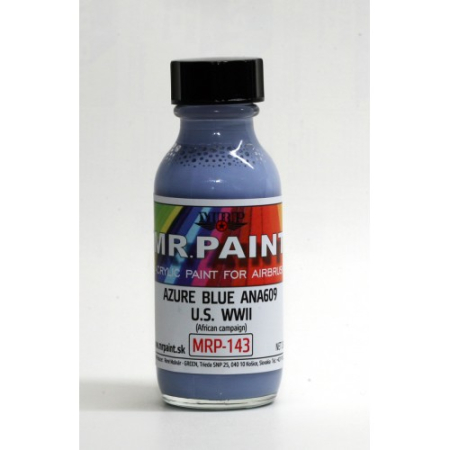 MRP - MR. PAINT - MRP-143 WWII US - Azure Blue ANA609 (African camp.)