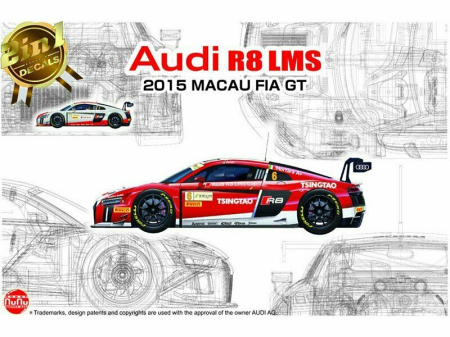 Auto de curse - NUNU Model 24024 - 1:24 Audi R8 LMS Macau FIA GT 2015