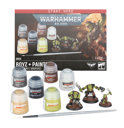Vopsire, Weathering & Diorama - Orks Boyz + Paints Set