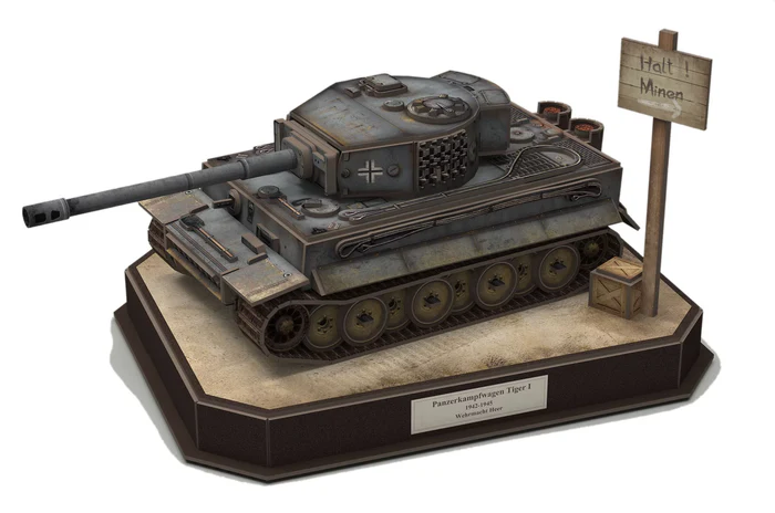 Revell 00252 - 1:35 - TIGER I - German Tank Revell 3D Puzzle [1]