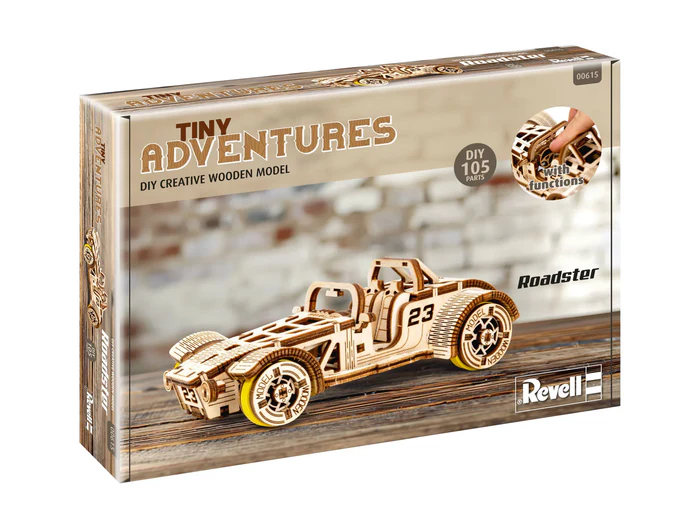 Revell 00615 - 1:32 - Puzzle 3D Tiny Adventures - Roadster [4]