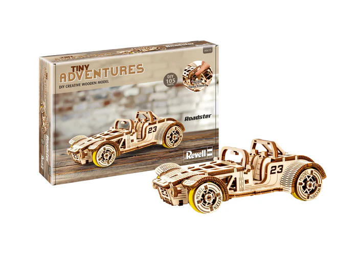 Noutati - Revell 00615 - 1:32 - Puzzle 3D Tiny Adventures - Roadster