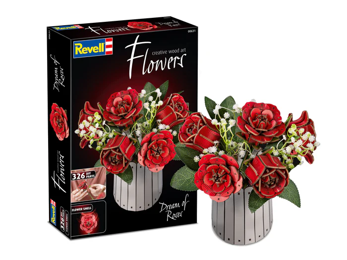 Noutati - Revell 00631 - 3D Puzzle Dream of Roses