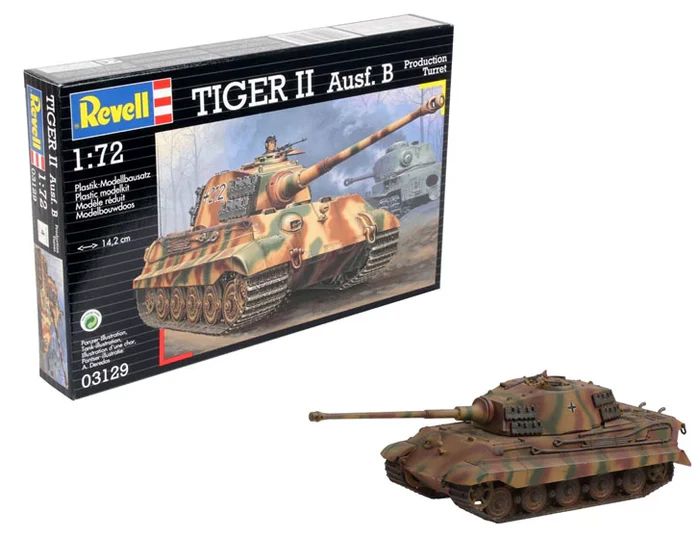 Kituri machete - Revell 03129 - 1:72 - Tiger II Ausf. B