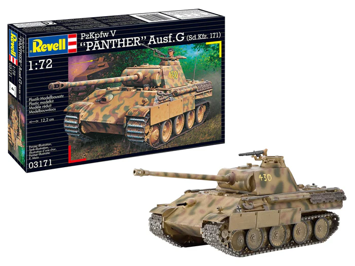 Kituri machete - Revell 03171 - 1:72 - PzKpfw V "Panther" Ausf.G