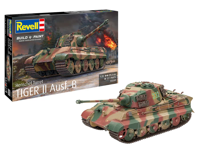 Noutati - Revell 03249 - 1:35 - Tiger II Ausf. B (Henschel Turret)