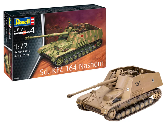 Kituri machete - Revell 03358 - 1:72 - Sd.Kfz. 164 Nashorn