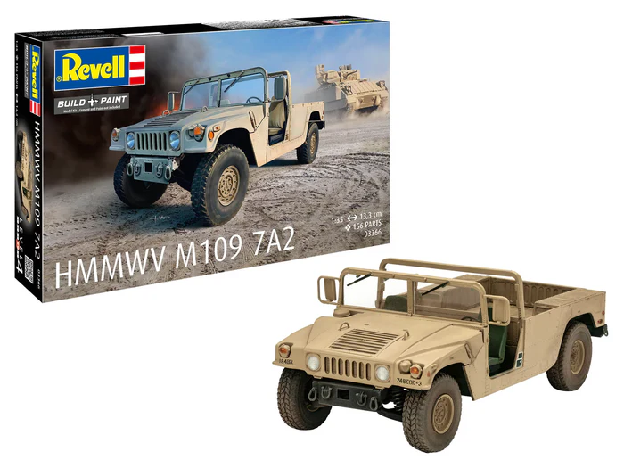 Kituri machete - Revell 03366 - 1:35 - HMMWV M1097A2 Revell model kit