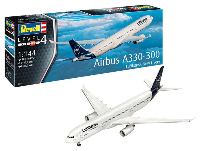 Noutati - Revell 03816 - 1:144 - Airbus A330-300 - Lufthansa "New Livery"