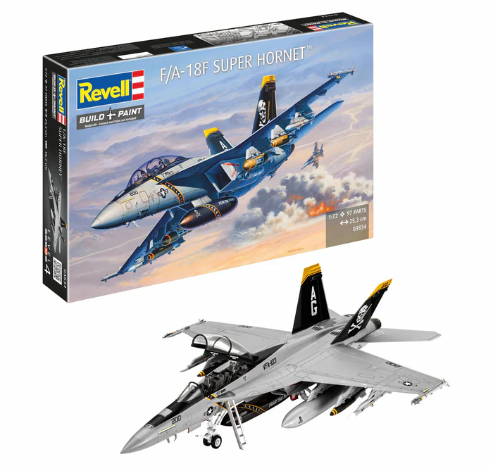 Kituri machete - Revell 03834 - 1:72 - F/A-18F Super Hornet