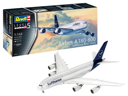 Kituri machete - Revell 03872 - 1:144 Airbus A380-800 Lufthansa "New Livery"