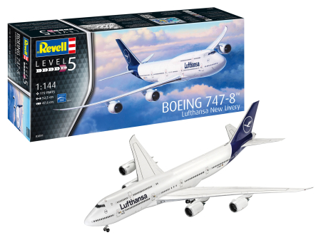 Kituri machete - Revell 03891 - 1:144 Boeing 747-8 Lufthansa "New Livery"