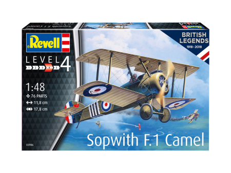 Kituri machete - Revell 03906 - 1:48 British Legends:Sopwith F.1Camel