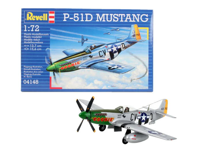 Kituri machete - Revell 04148 - 1:72 - P-51D Mustang