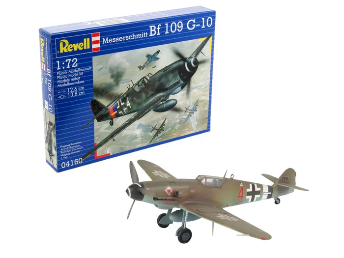 Kituri machete - Revell 04160 - 1:72 - Messerschmitt Bf 109 G-10