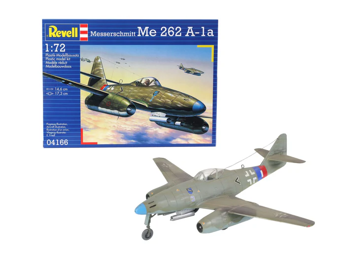 Kituri machete - Revell 04166 - 1:72 - Me 262 A-1a