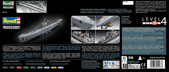 Revell 05167 - 1:144 - German Submarine Type IX C/40 (U190) [2]