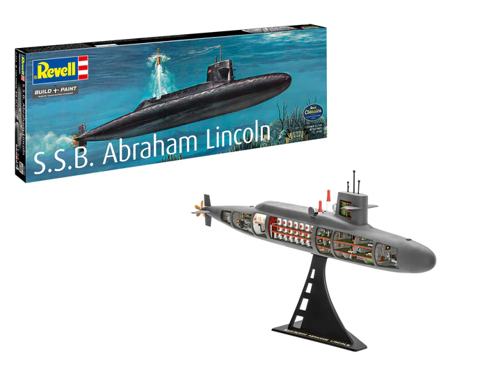 Kituri machete - Revell 05185 - 1:253 - S.S.B. Abraham Lincoln with Interior