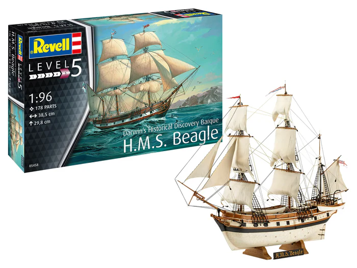 Noutati - Revell 05458 - 1:96 - Darwin's Historical Discovery Barque H.M.S. Beagle