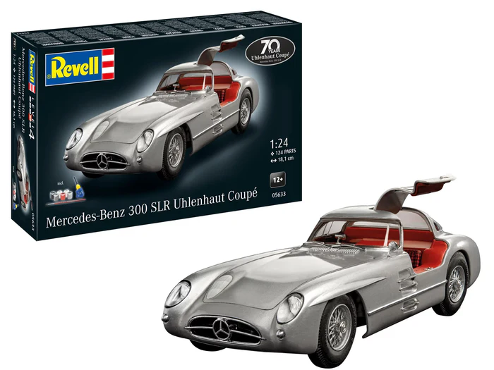 Kituri machete - Revell 05633 - 1:24 - Gift Set Mercedes-Benz 300 SLR 70th Anniversary