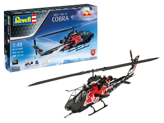 Noutati - Revell 05640 - 1:48 - Gift Set AH-1F Cobra: Flying Bulls 25th Anniv.
